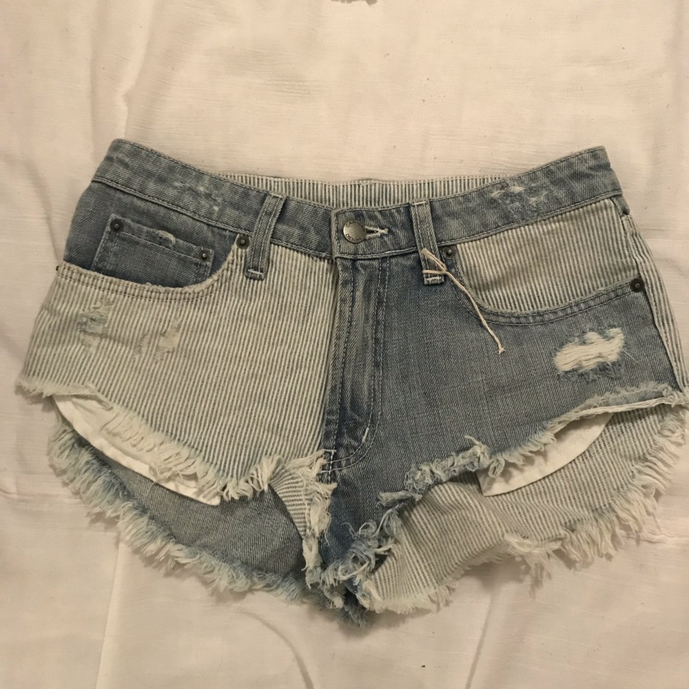 Caren forbes jean shorts